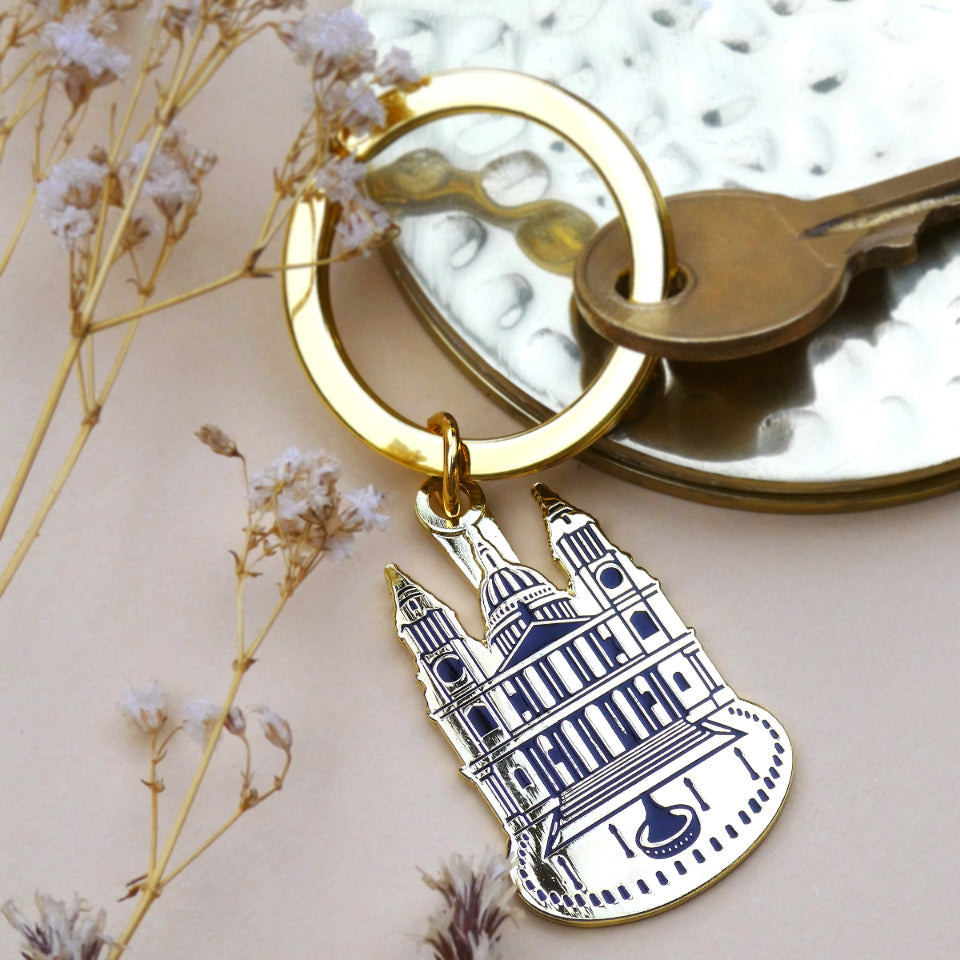 St Paul's West Front Keyring