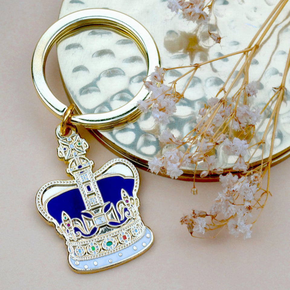 2D Crown Keyring