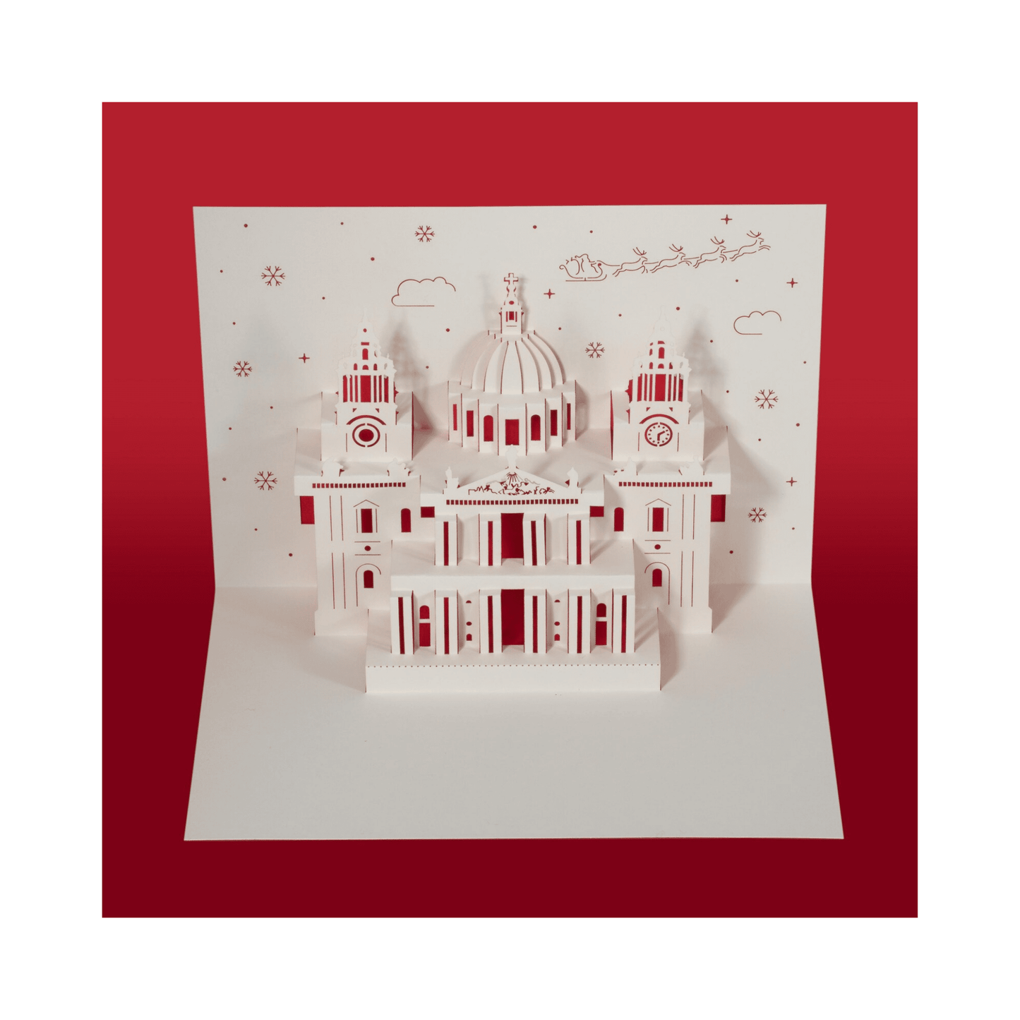 St Paul’s Cathedral 3D Pop-Up Christmas Card