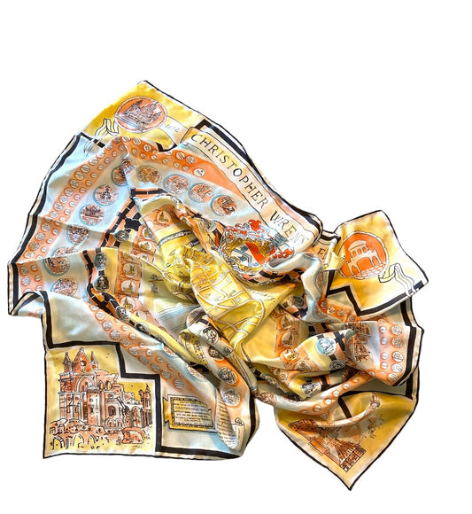 Christopher Wren's London Life Silk Scarf