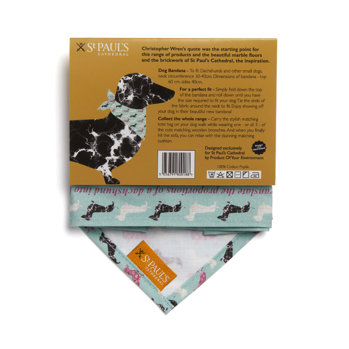 Wren Quote Dachshund Dog Bandana