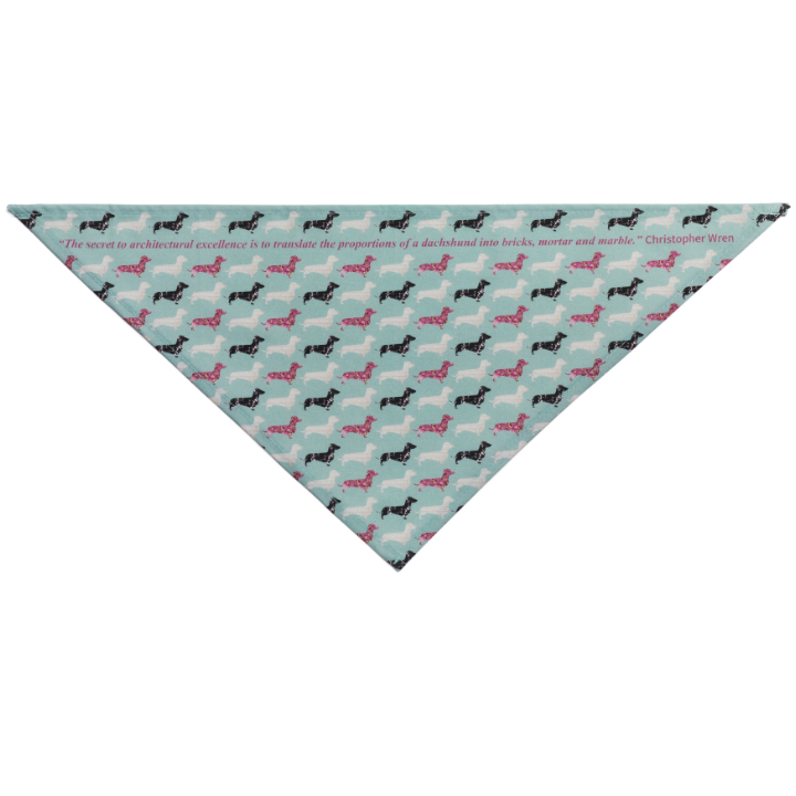 Wren Quote Dachshund Dog Bandana