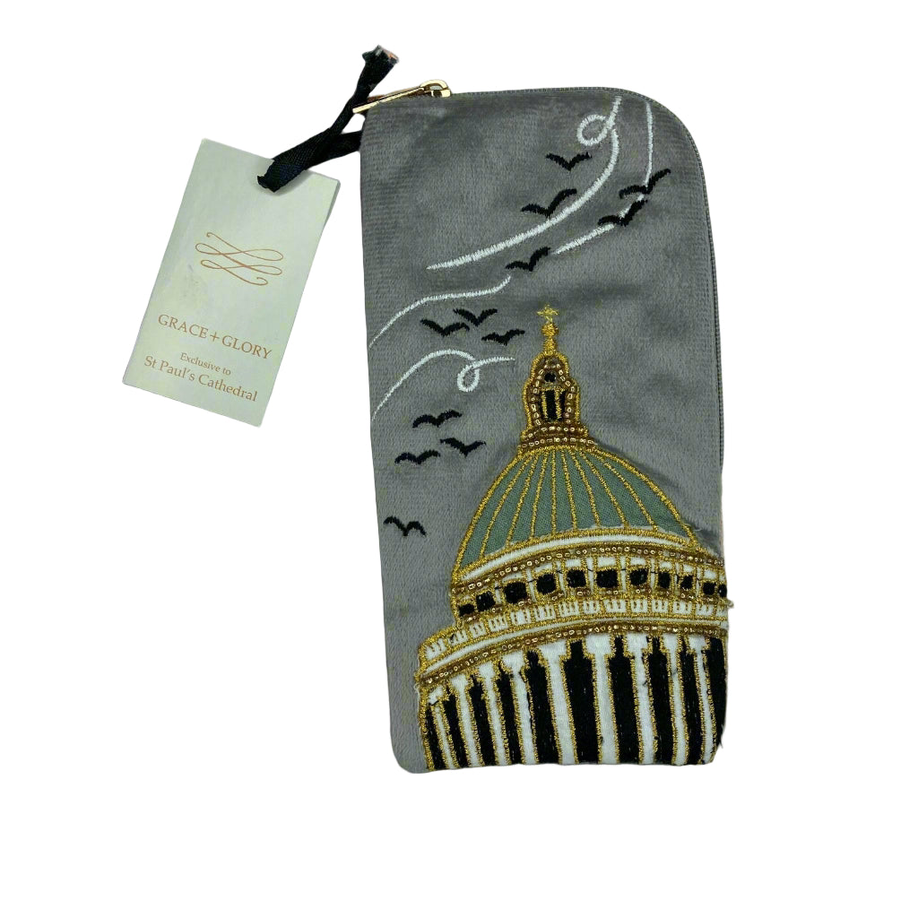 St Paul's Cathedral Beaded Glasses Case