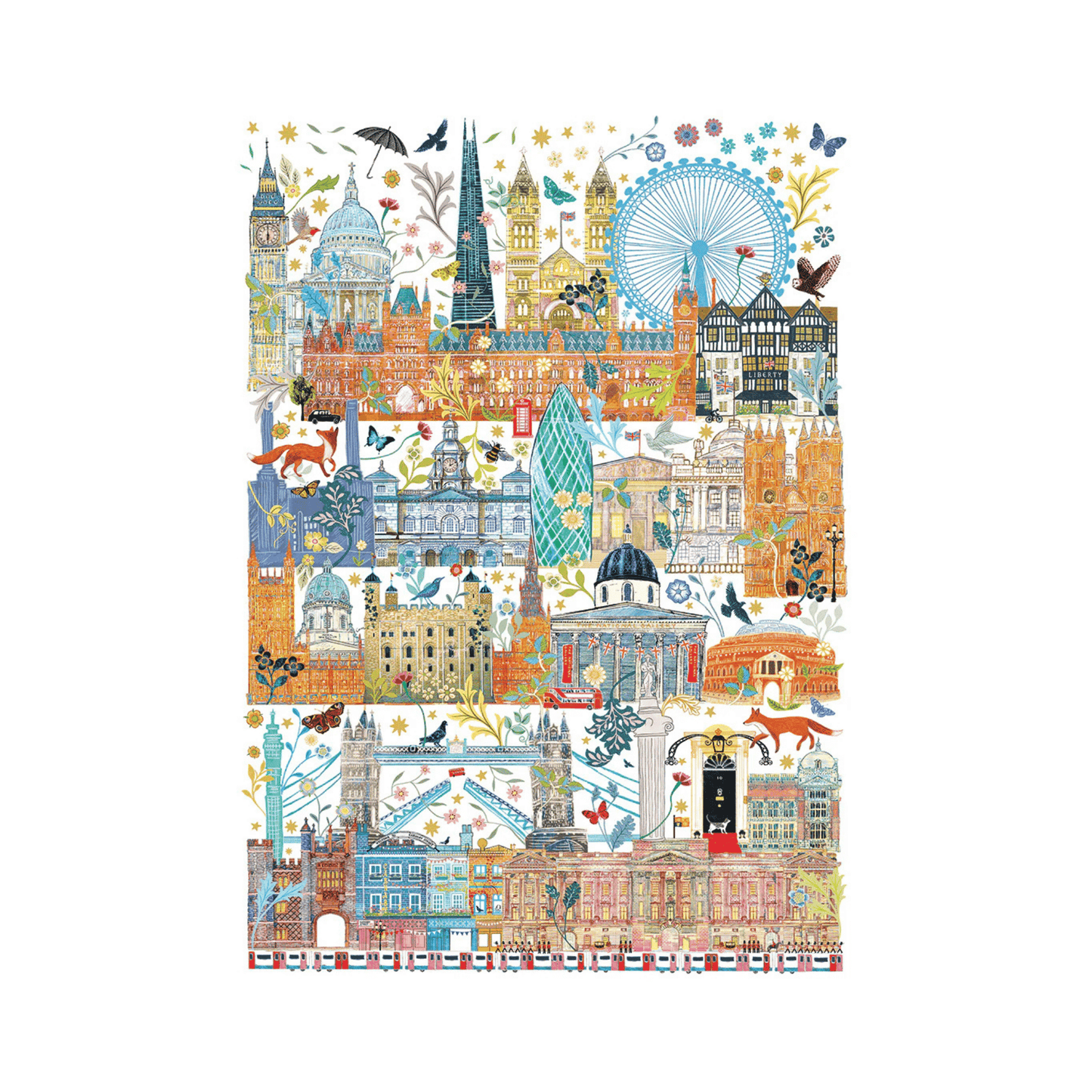 London Skyline 1000 Piece Jigsaw Puzzle – Josie Shenoy