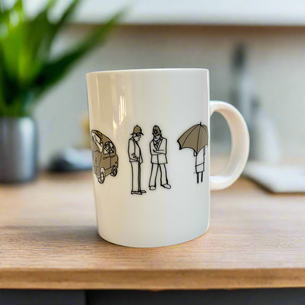 London Waiting Fine Bone China Mug