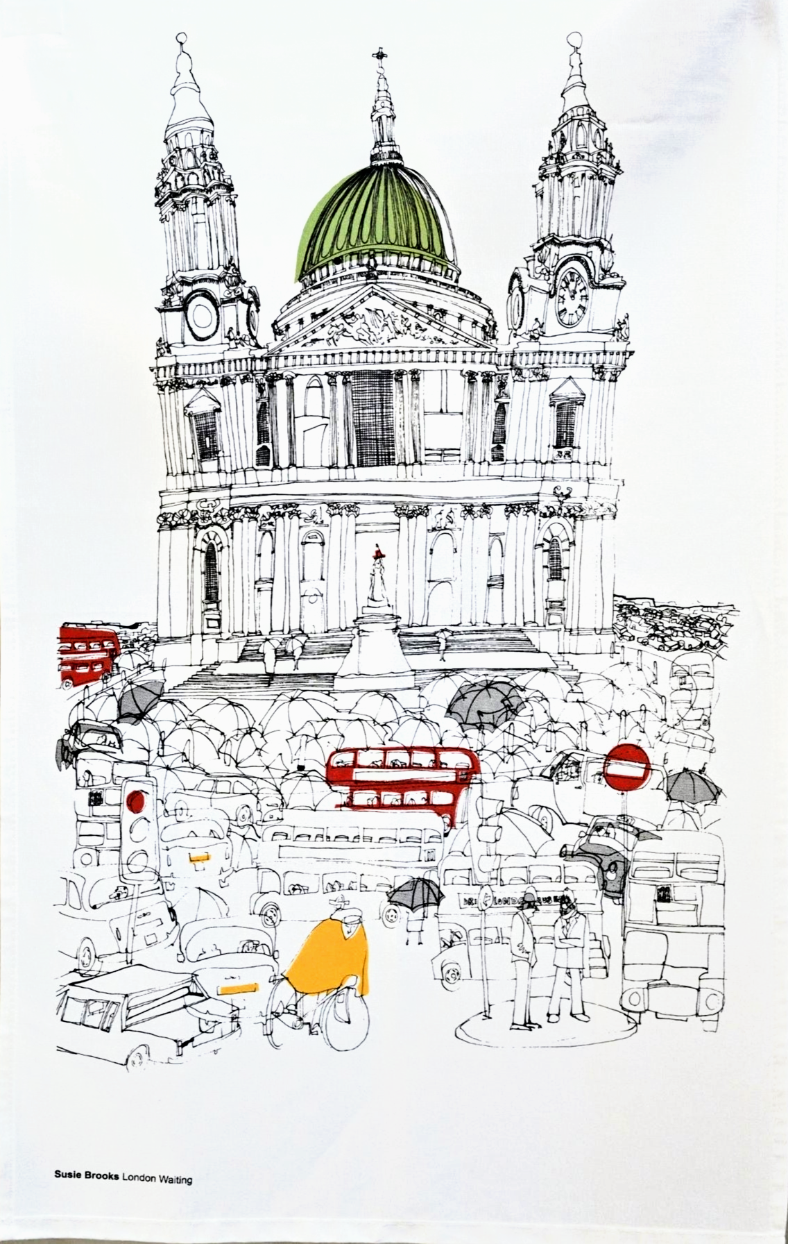 London Waiting Tea Towel