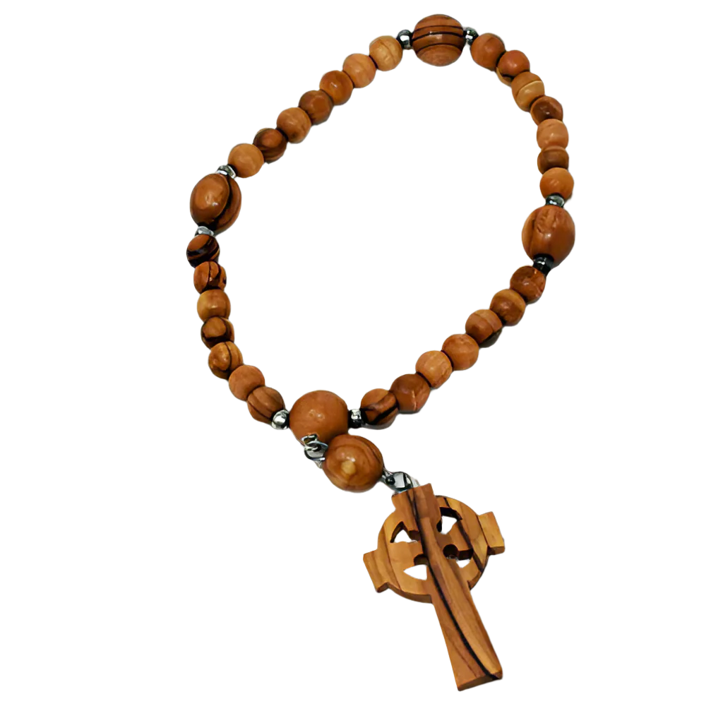 Olive Wood Anglican Rosary