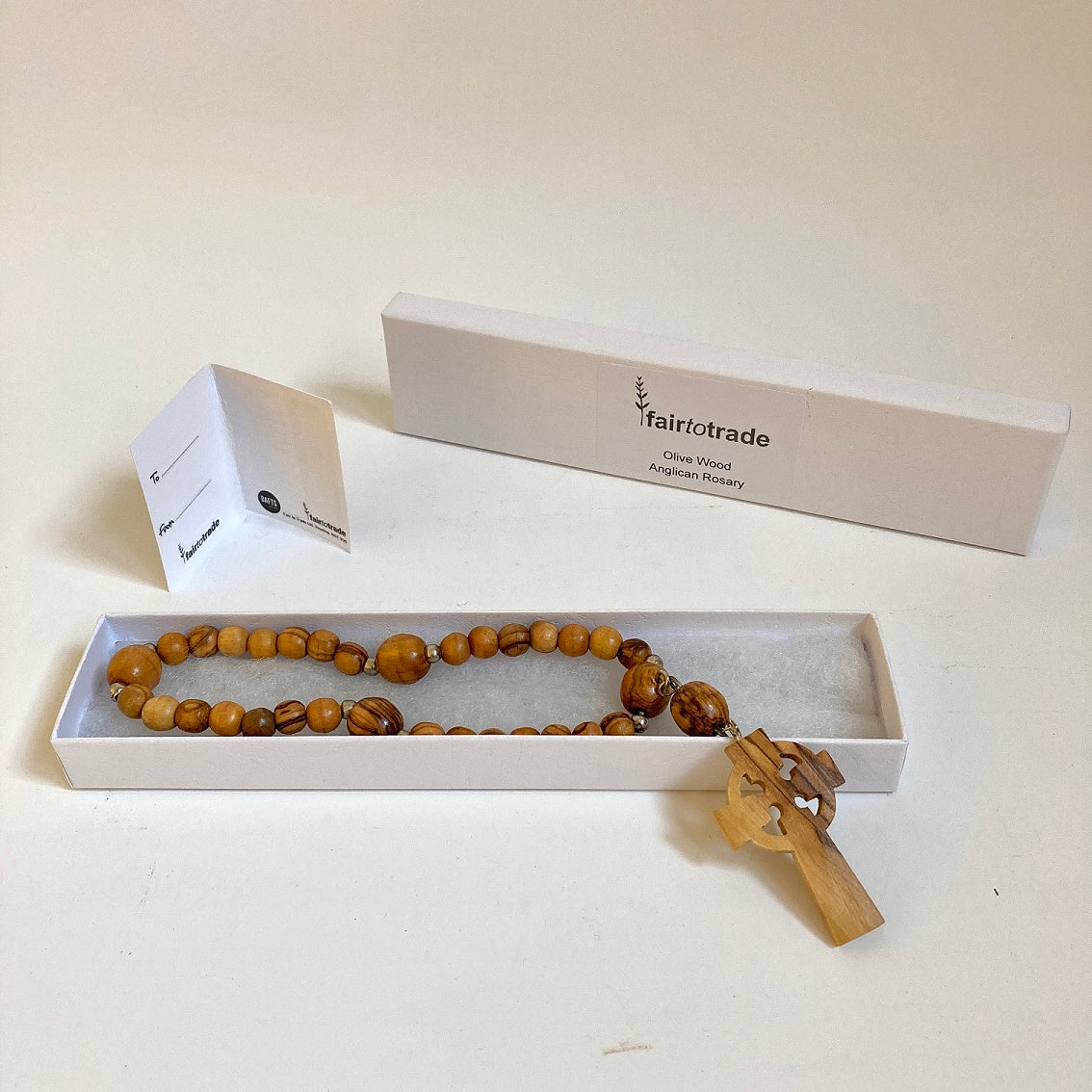 Olive Wood Anglican Rosary