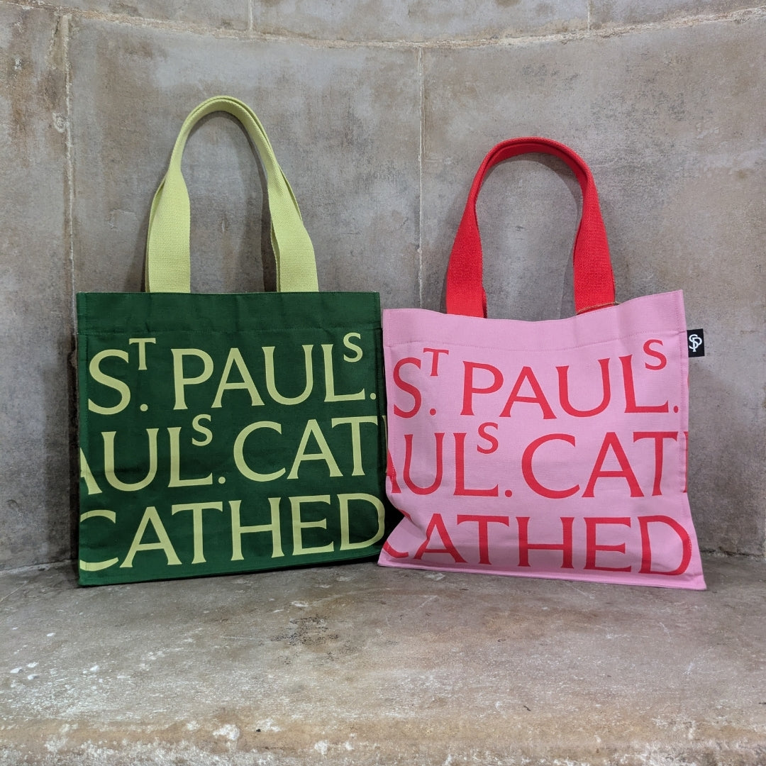 St Paul's Cathedral Canvas Tote Bag – Green *PRE-ORDER*