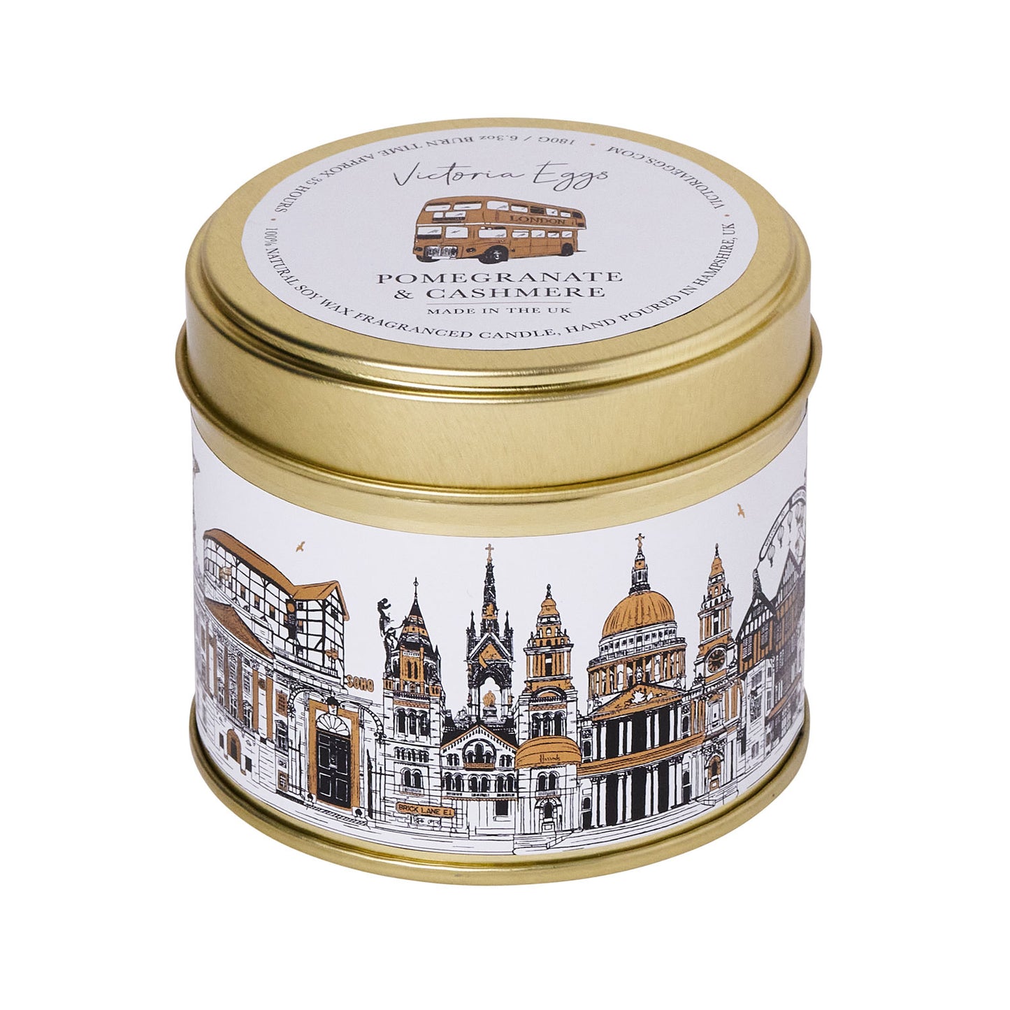 Quintessentially London Tin Candle