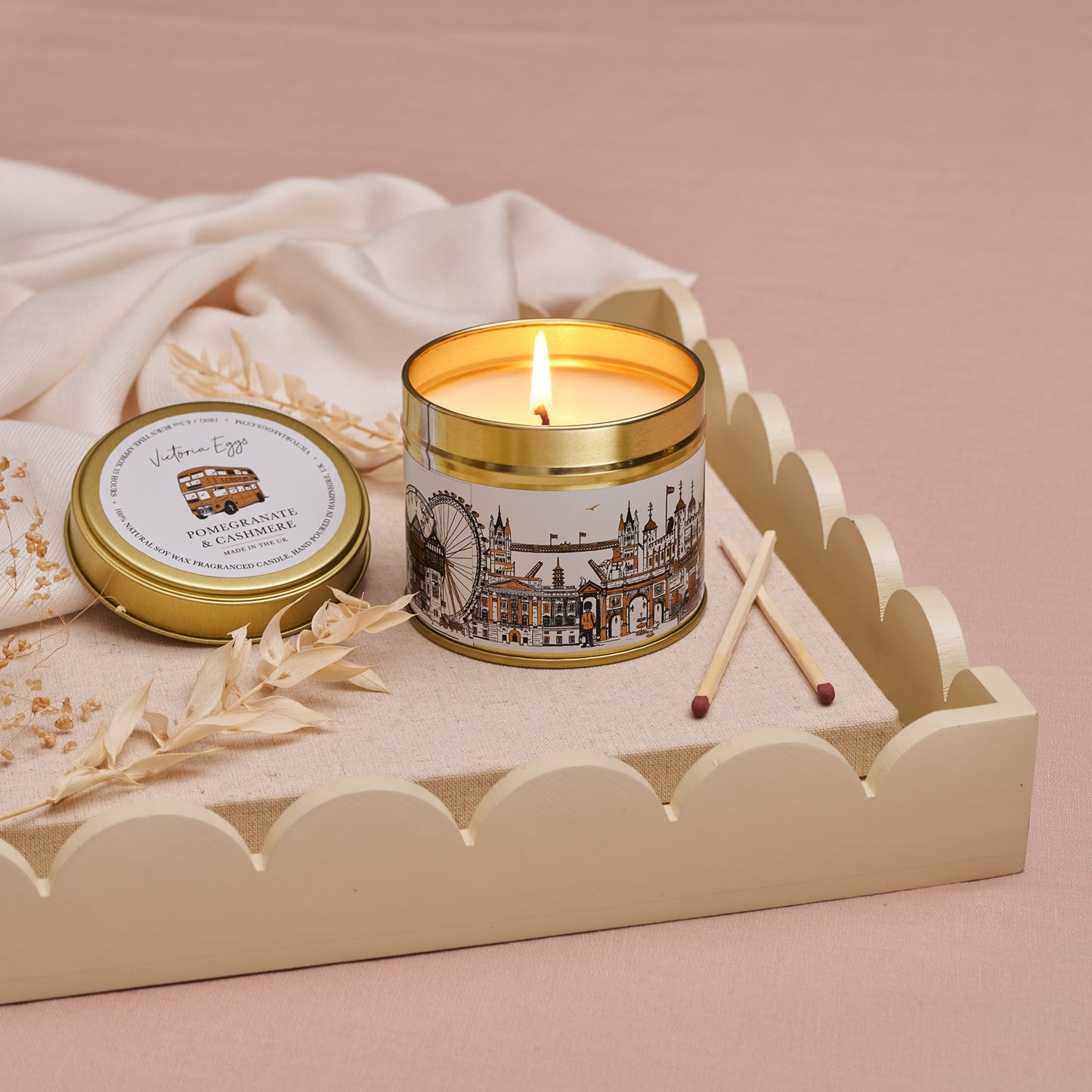 Quintessentially London Tin Candle