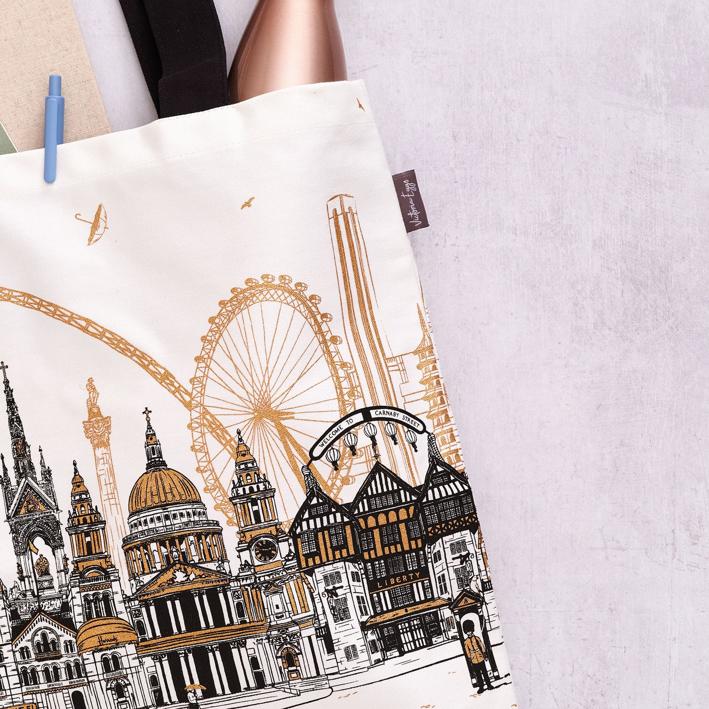 Quintessentially London Canvas Bag