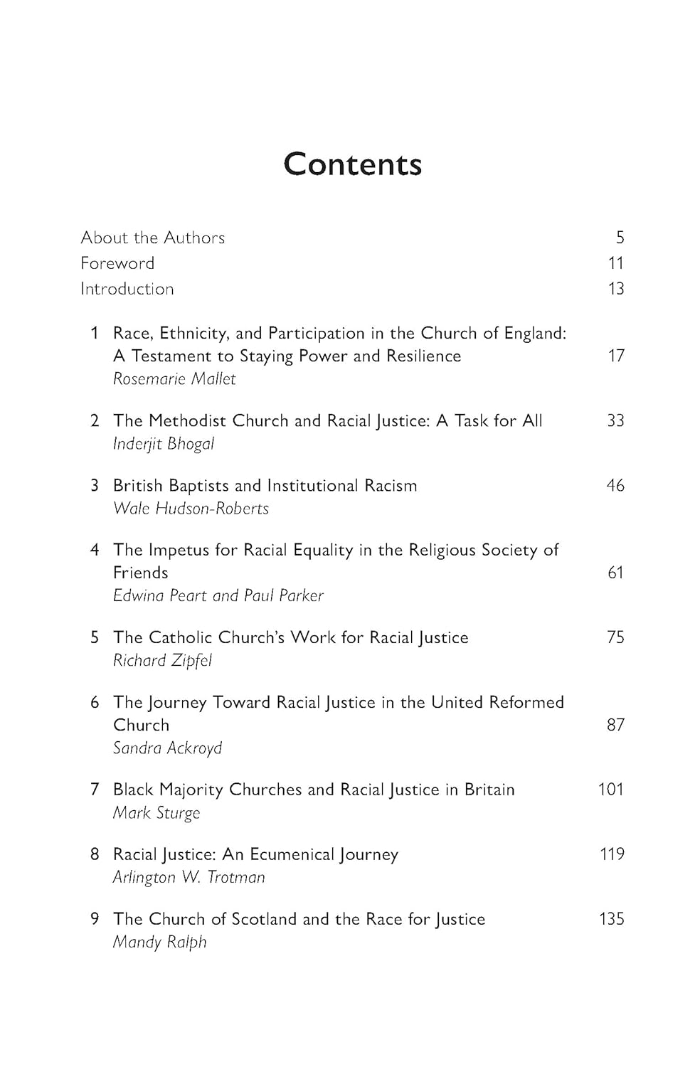Race for Justice: The Struggle for Equality and Inclusion in British and Irish Churches