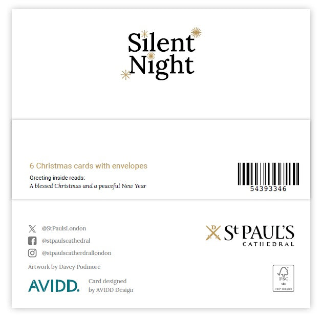 St Paul's Cathedral 2024 Christmas Card (Silent Night)