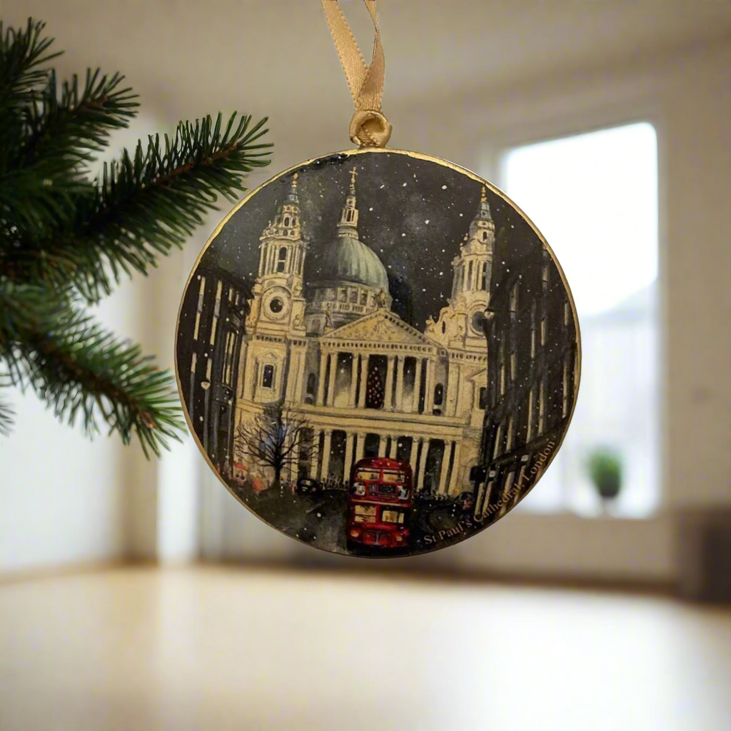 Snowfall on St Paul's Decoration