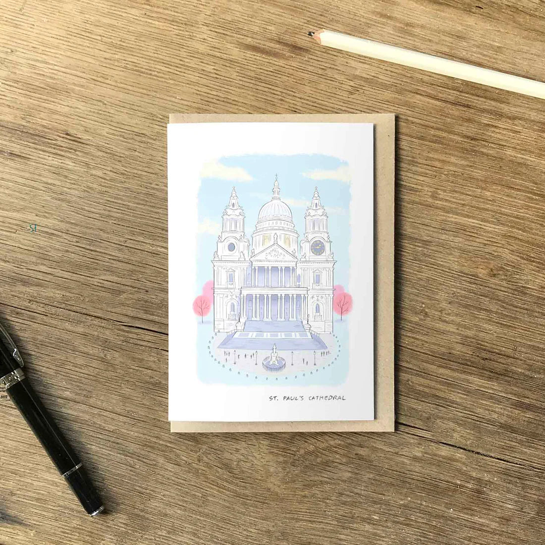 St Paul’s Cathedral, London Greetings Card