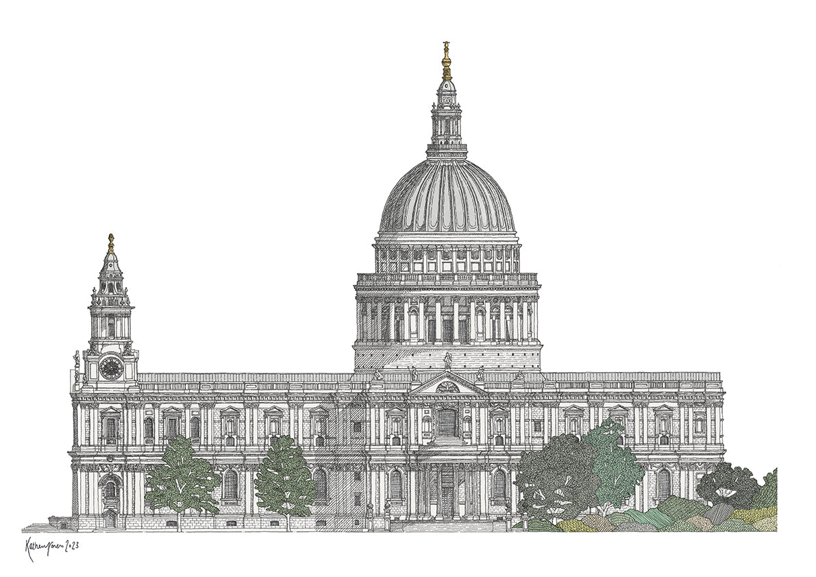 St Paul's Cathedral South Elevation
