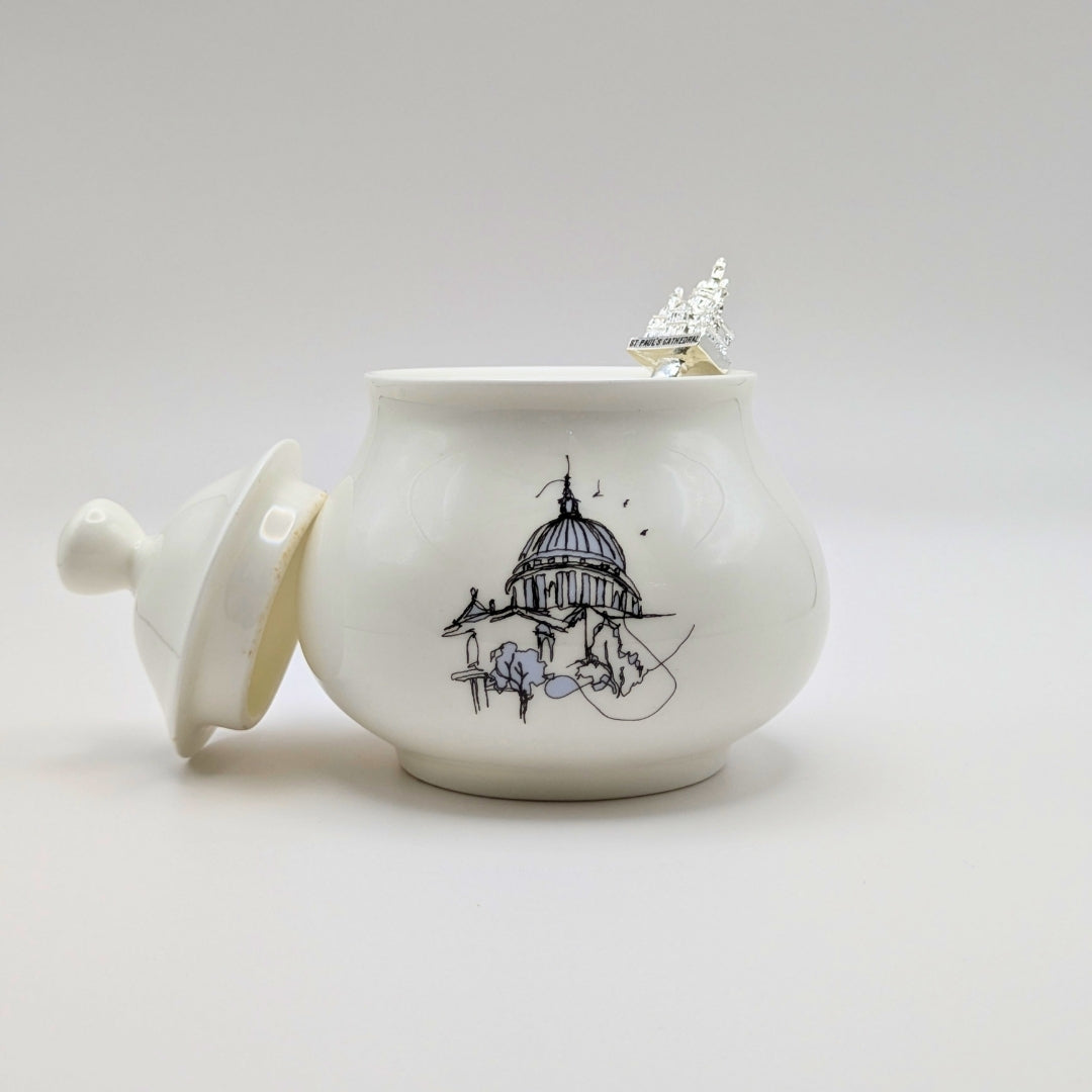 Feed the Birds - Bone China Sugar Bowl