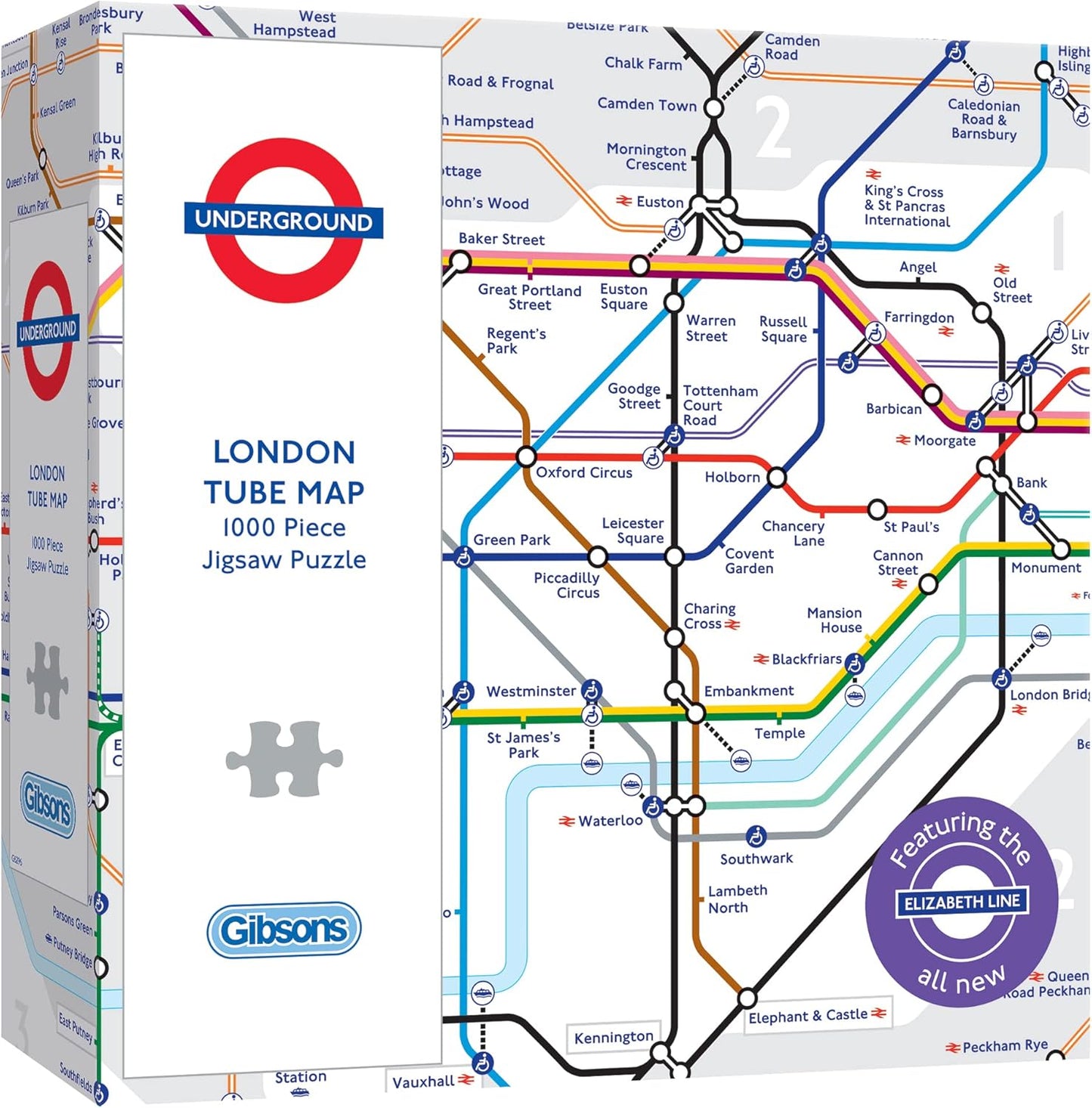 London Underground Tube Map – 1000 Piece Jigsaw