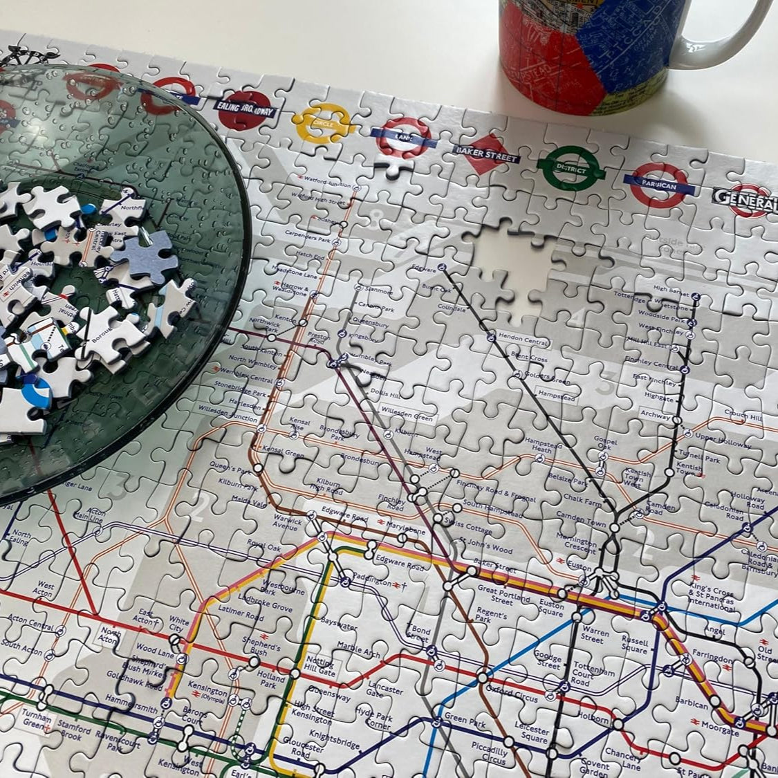 London Underground Tube Map – 1000 Piece Jigsaw