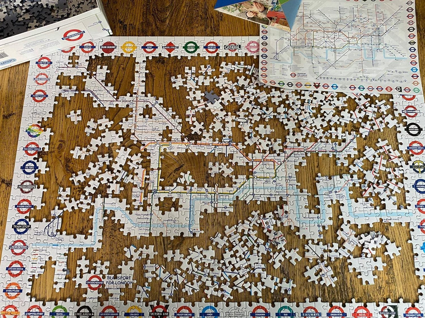 London Underground Tube Map – 1000 Piece Jigsaw