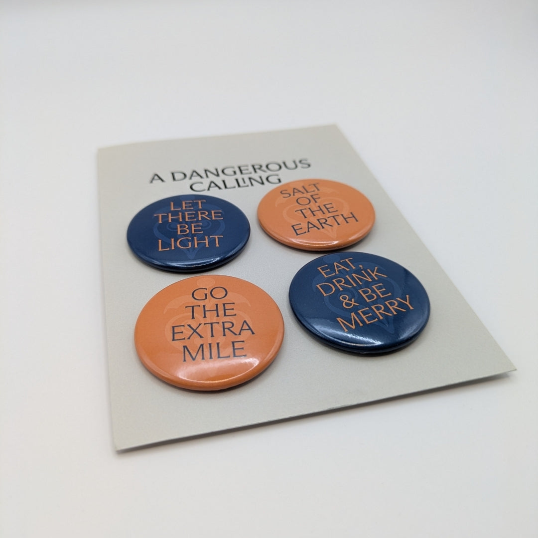 A Dangerous Calling Pin Badge Set