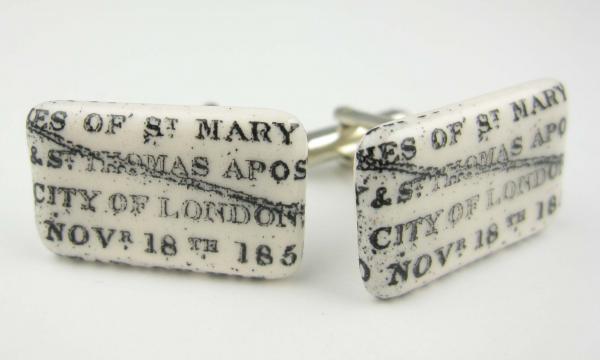 City of London Ceramic Cufflinks