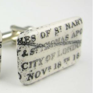 City of London Ceramic Cufflinks
