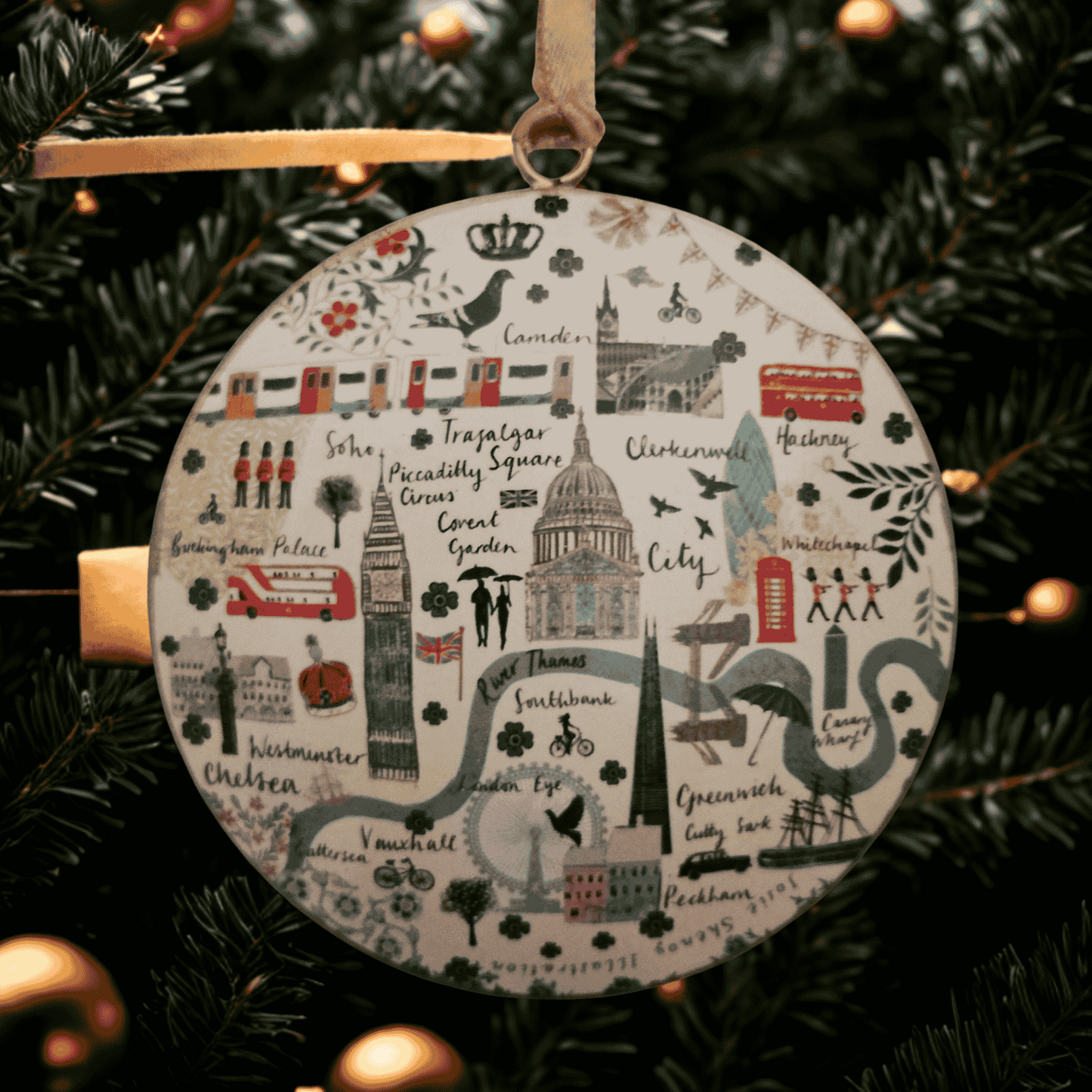 Map of London Tin Decoration – Josie Shenoy