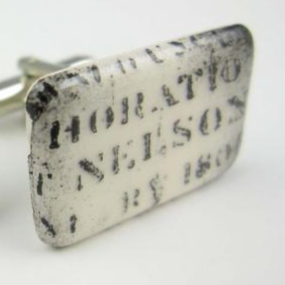 Nelson Ceramic Cufflinks