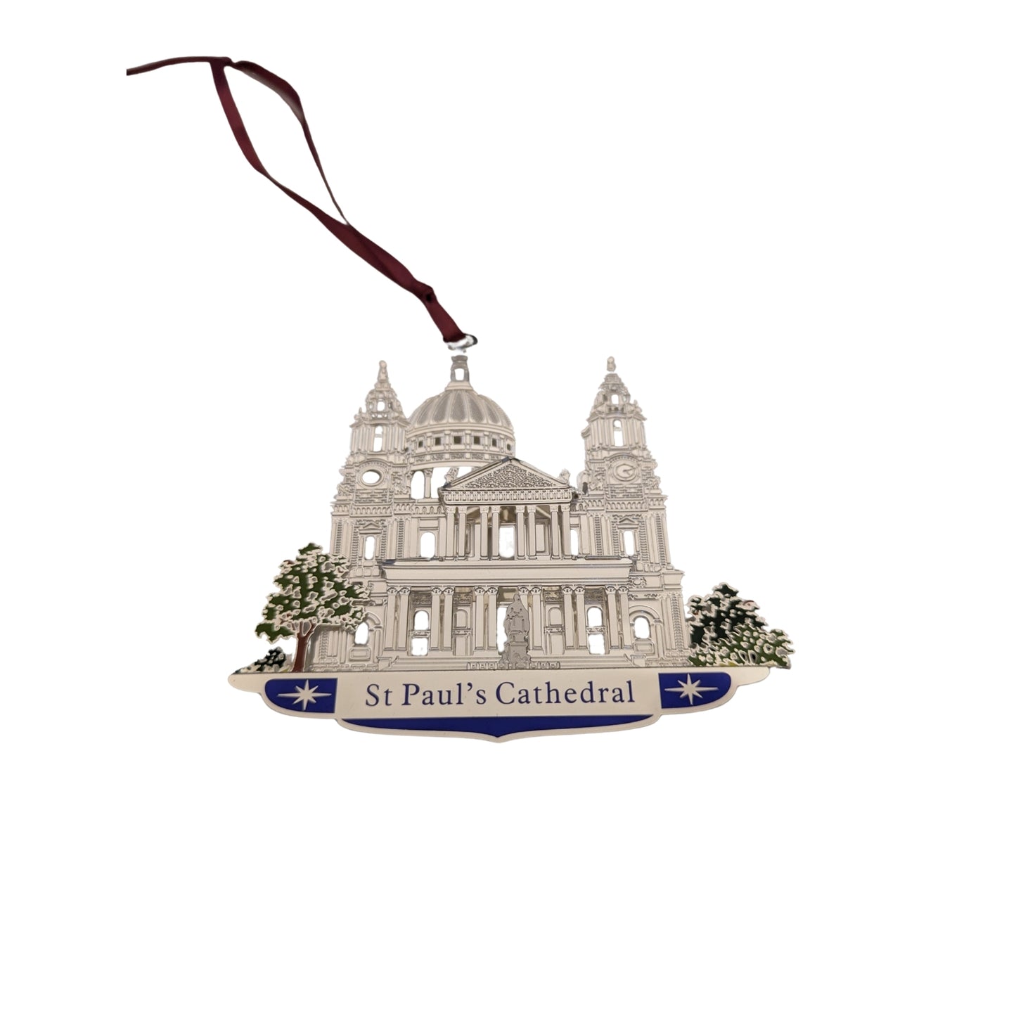 St Paul’s Cathedral 2D Silver Plated Decoration