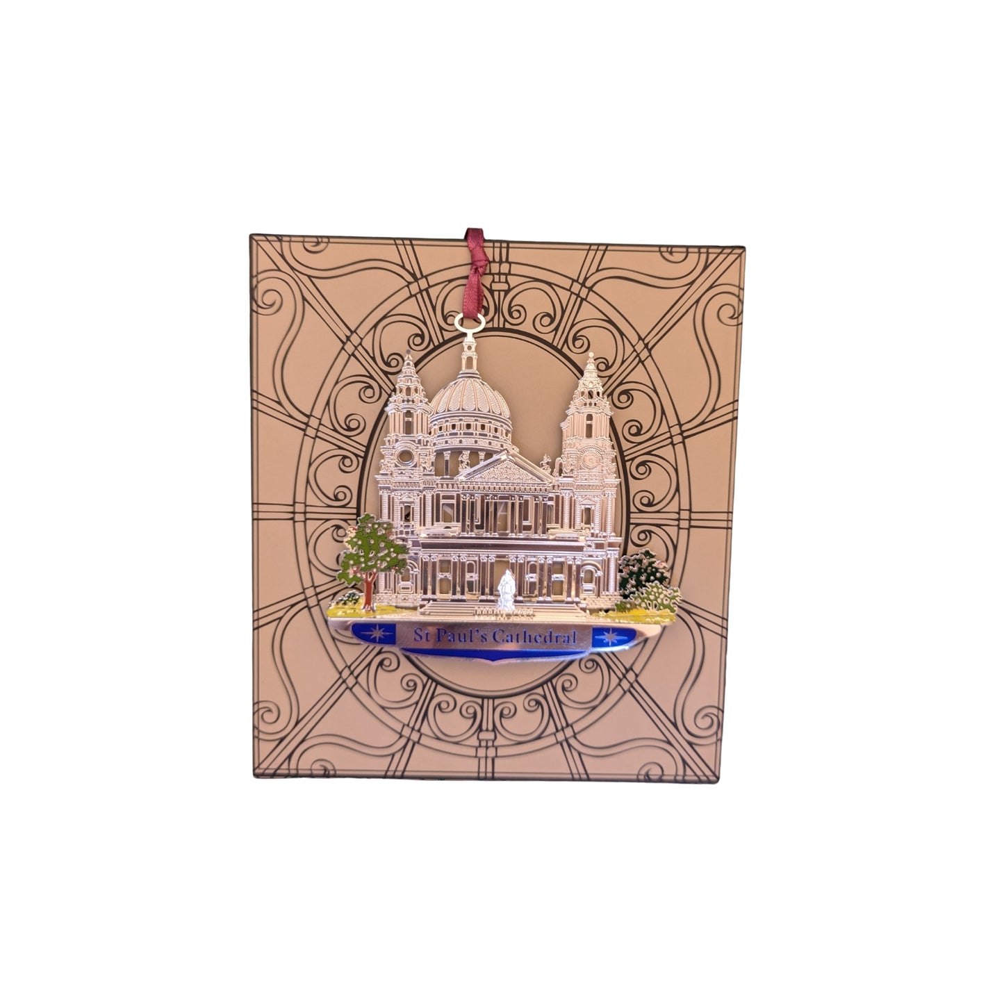 St Paul’s Cathedral 2D Silver Plated Decoration