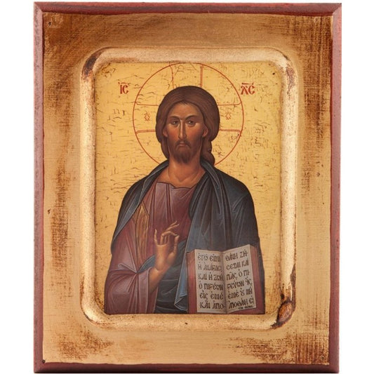 Wooden Icon of Jesus Christ