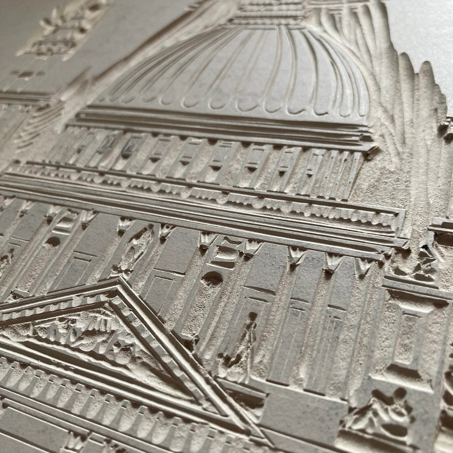 St Paul's Cathedral Linoprint - Davey Podmore