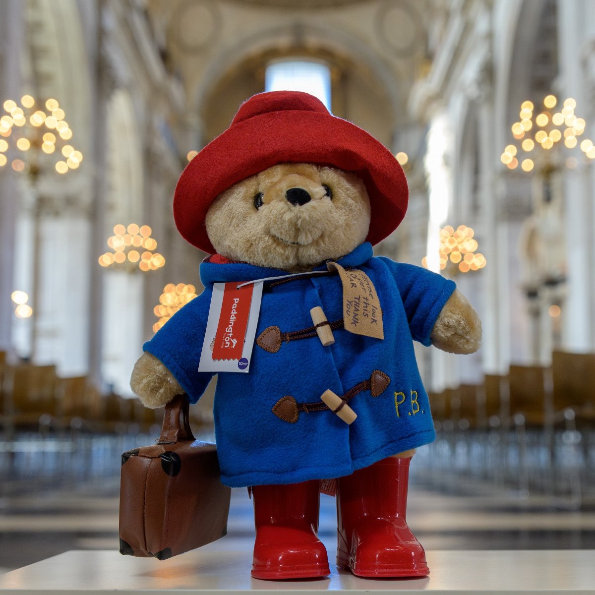 Paddington Bear with Suitcase and Boots