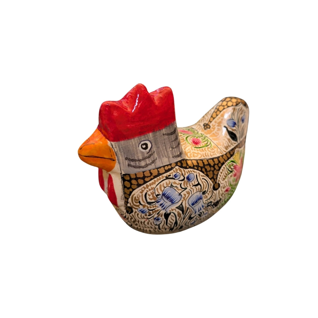 Hand Painted Chicken Box