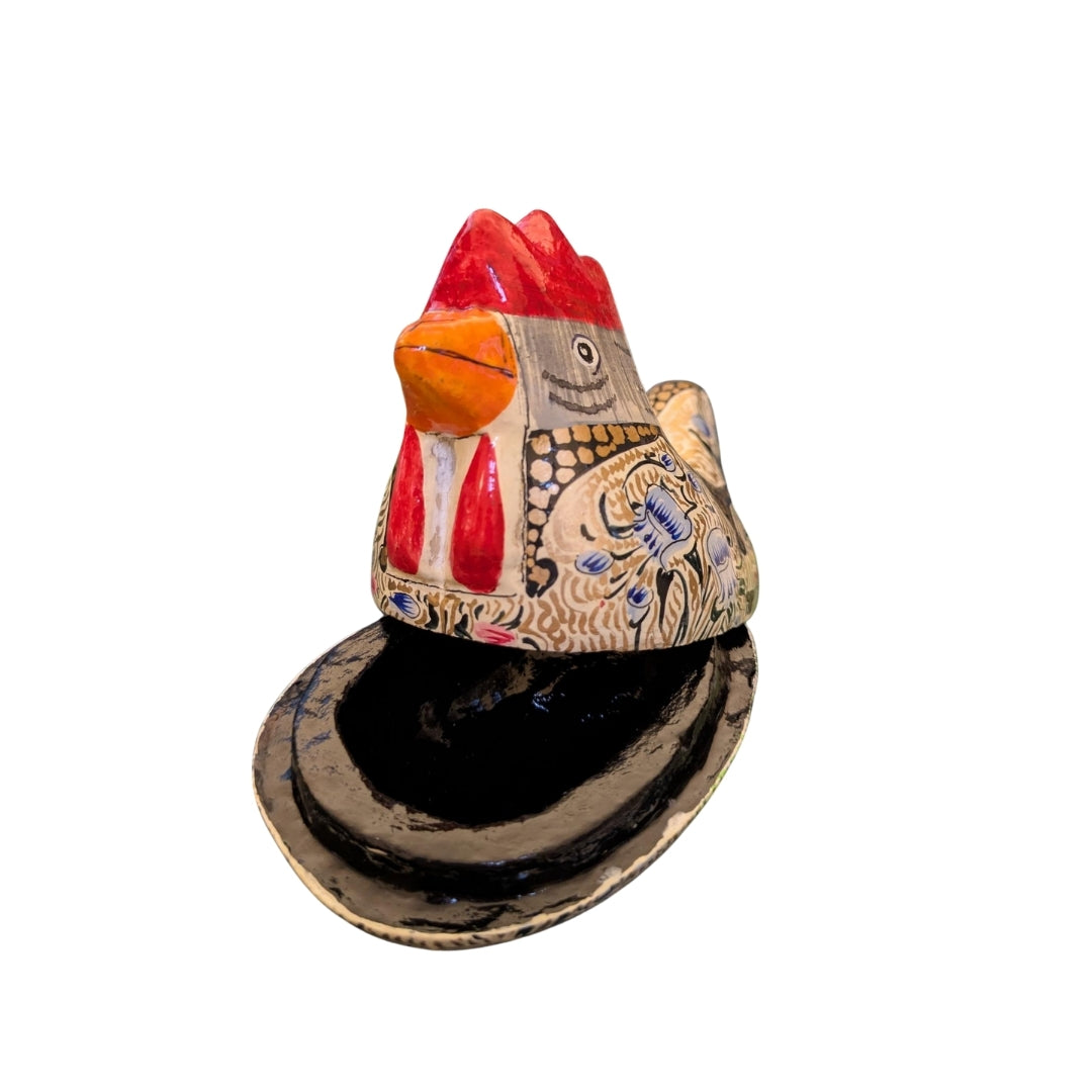 Hand Painted Chicken Box