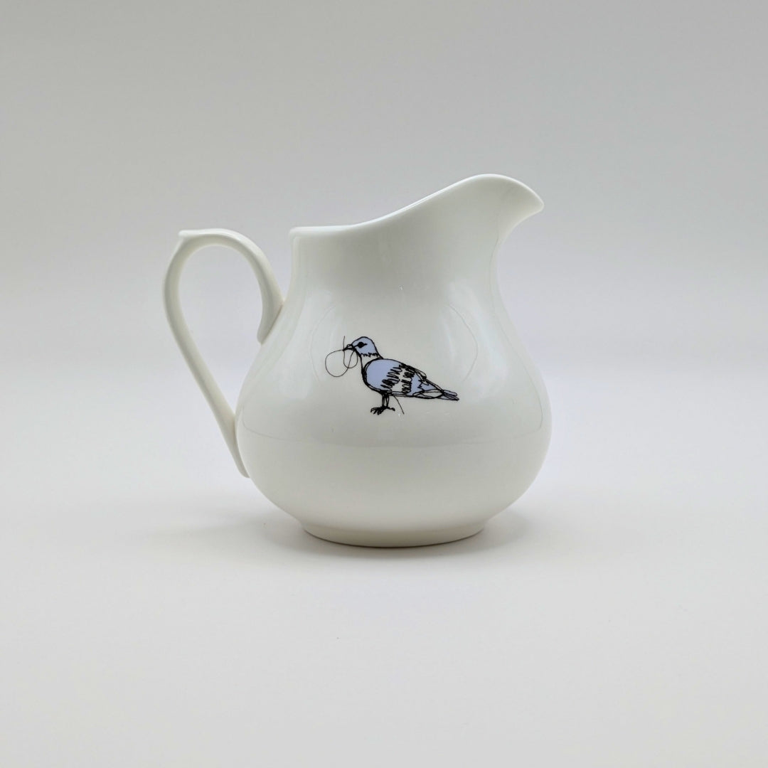 Feed the Birds - Bone China Cream Jug
