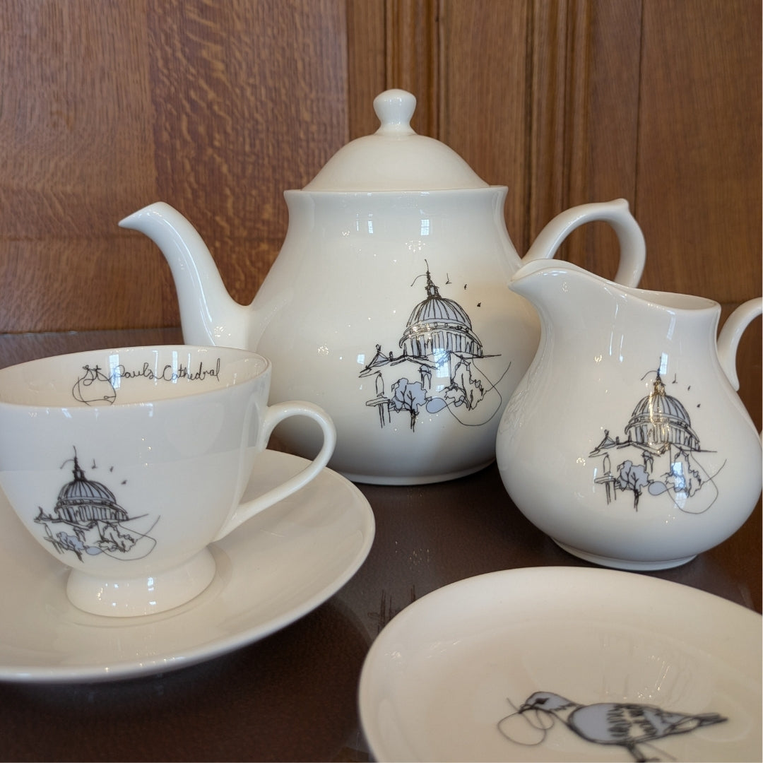 Feed the Birds - Bone China Cream Jug