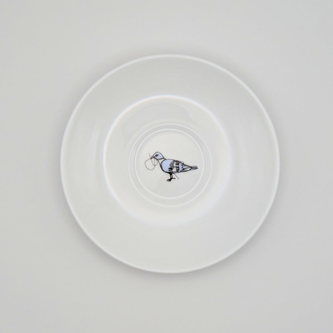 Feed the Birds - Bone China Cup and Saucer