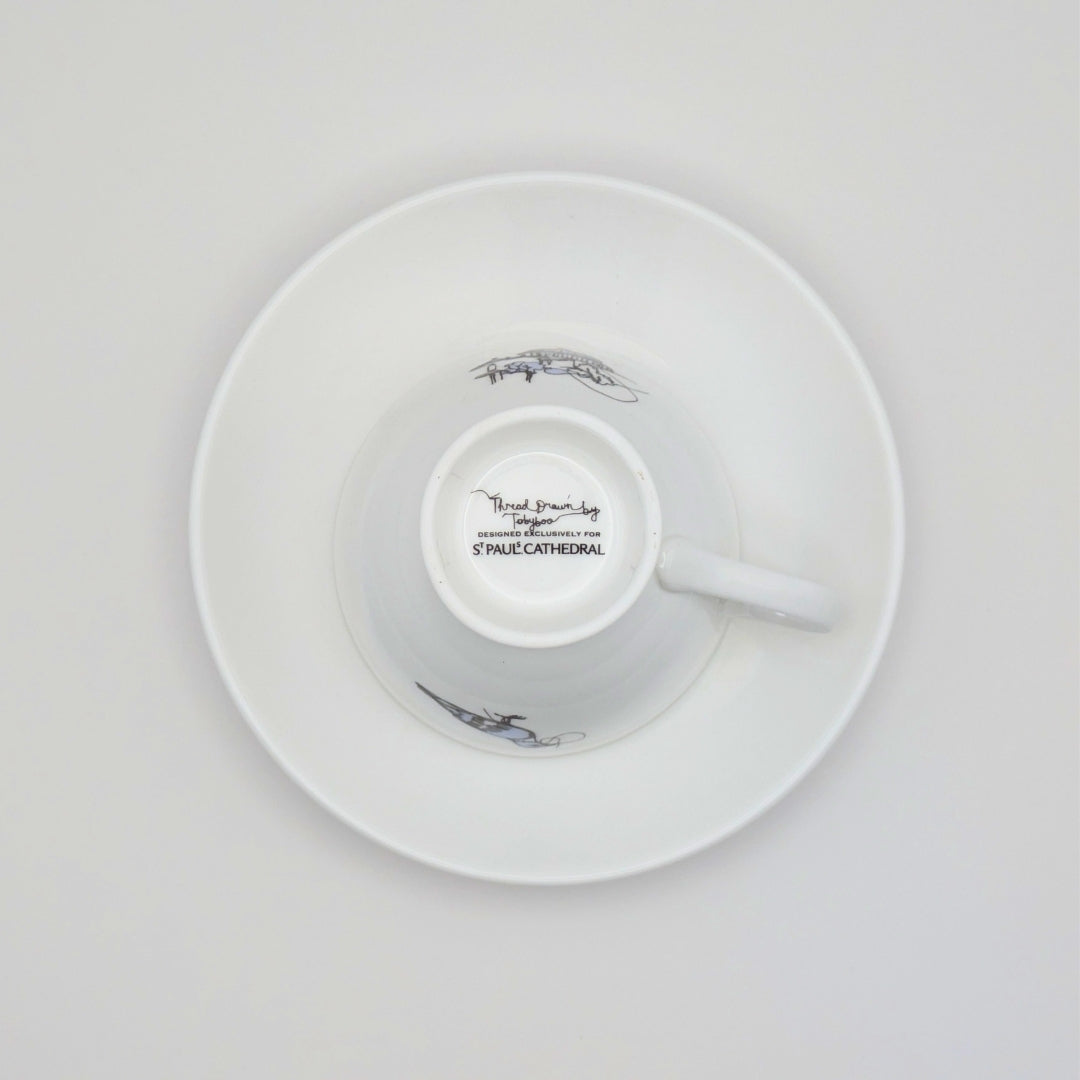 Feed the Birds - Bone China Cup and Saucer