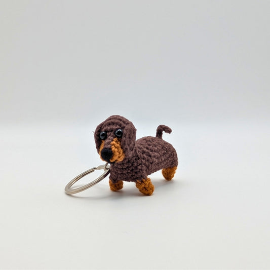 St Paul's Cathedral - Crochet Dachshund Keyring