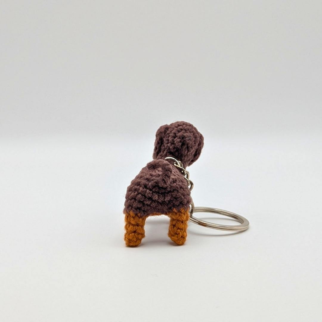 St Paul's Cathedral - Crochet Dachshund Keyring