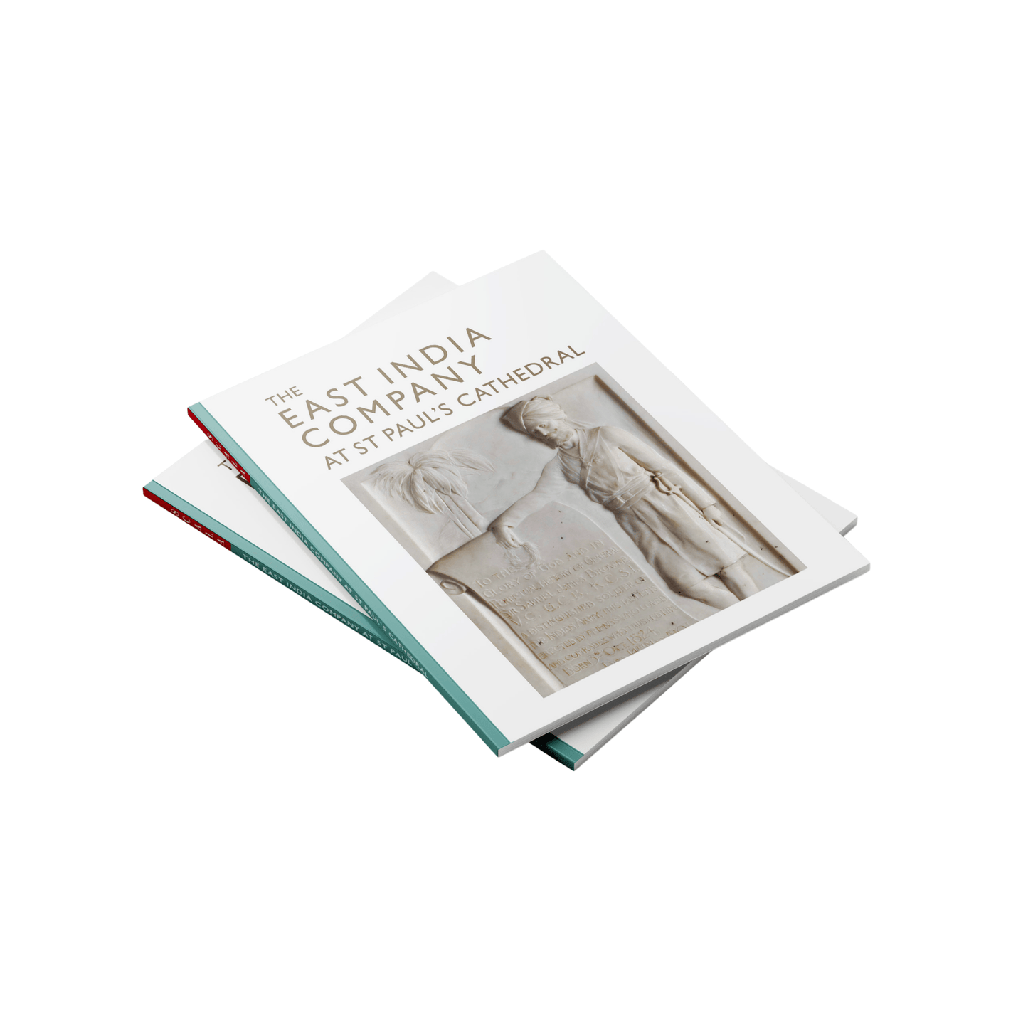 Book titled 'The East India Company at St Paul's Cathedral' on a white background