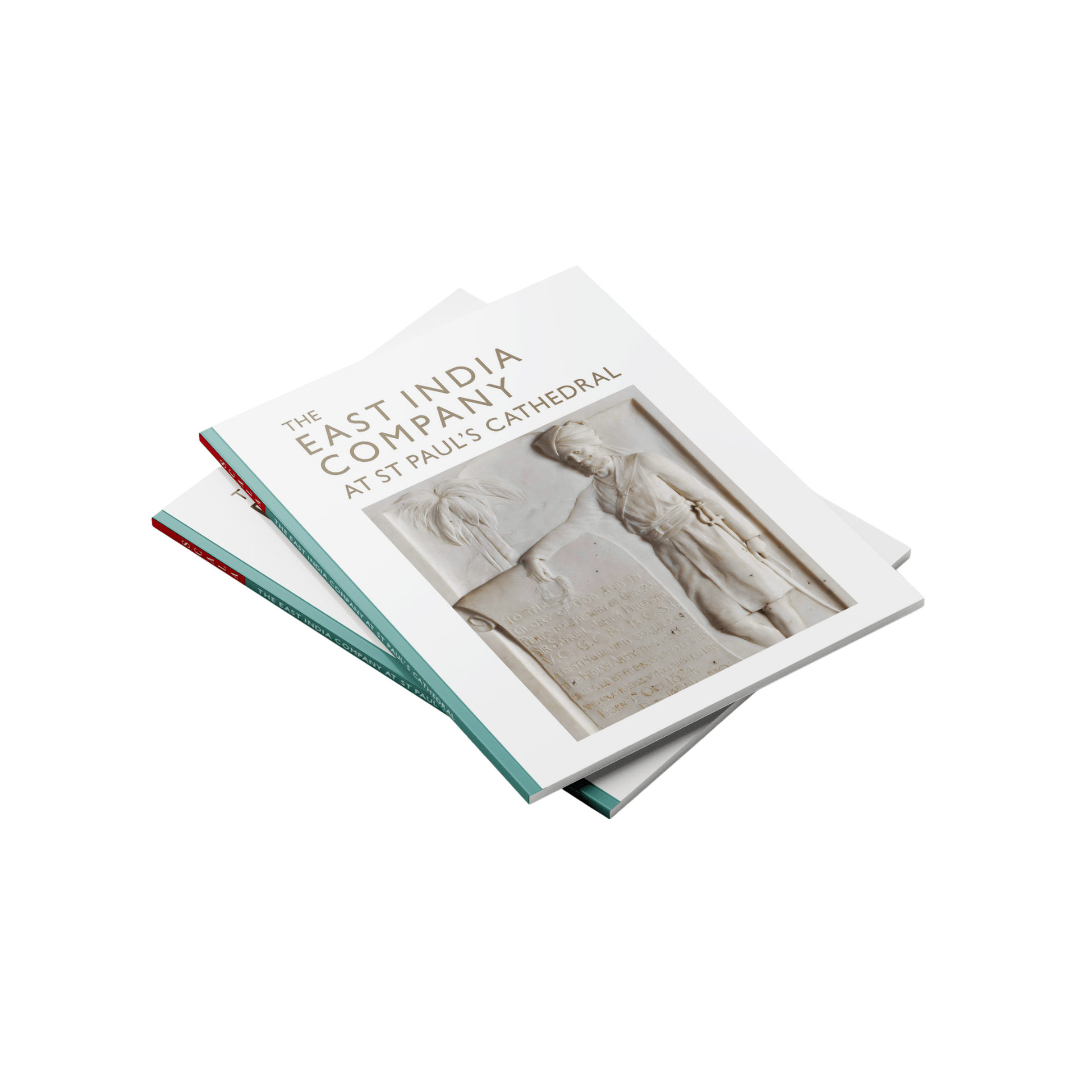 Book titled 'The East India Company at St Paul's Cathedral' on a white background