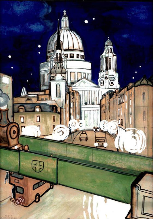 Sandy Cunningham - View of St Paul's 1967