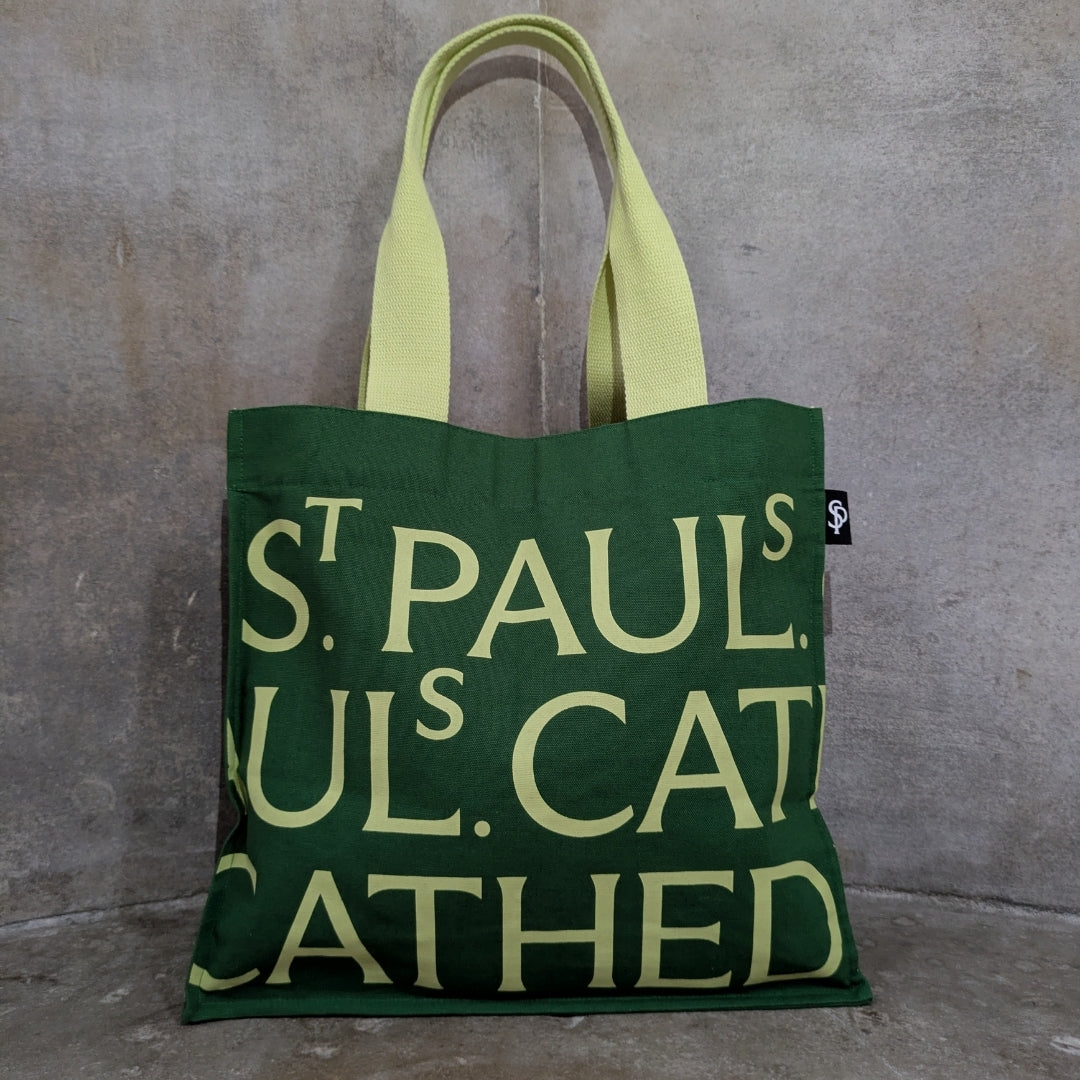 St Paul's Cathedral Canvas Tote Bag – Green *PRE-ORDER*