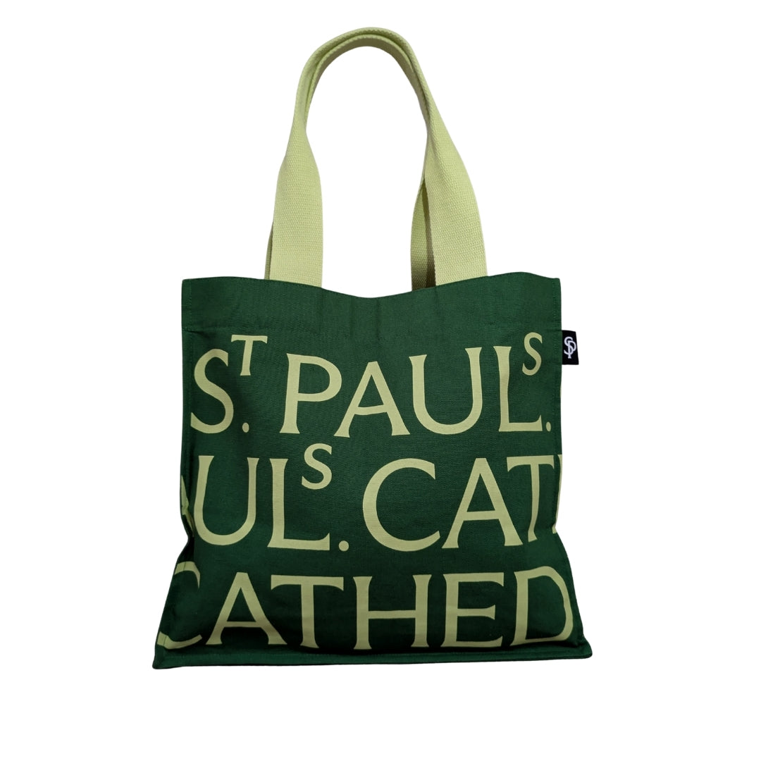 St Paul's Cathedral Canvas Tote Bag – Green