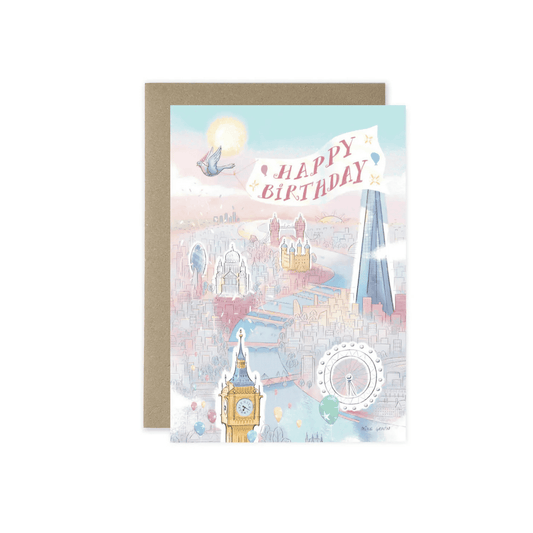 Happy Birthday London Greetings Card - Mike Green