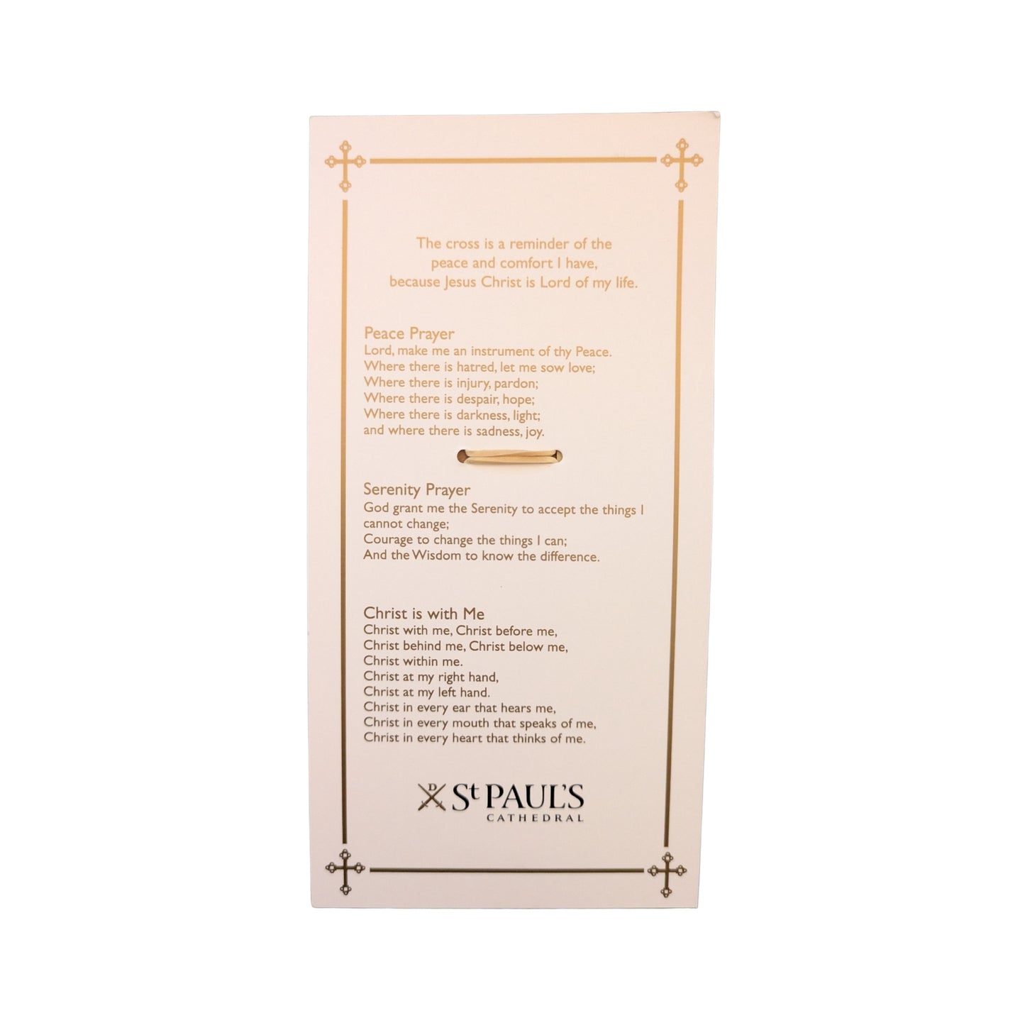 St Paul’s Cathedral Olive Wood Holding Cross